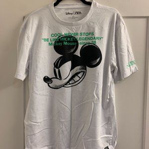 Zara Vintage Disney Mickey Mouse T- Shirt